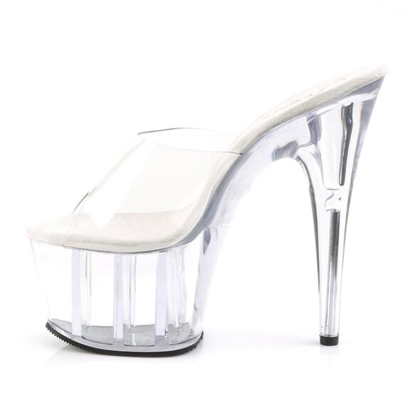 Clear Platform Heels: High-Heel Sandals & Mules for Dancers & Glamour - Picture 3 of 5